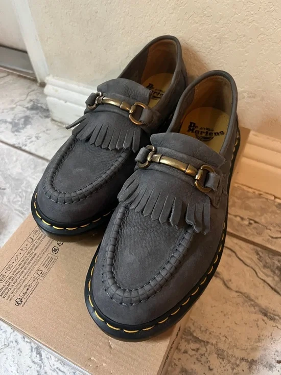Dr. Martens Washed Denim Adrian Snaffle Loafers Size EU 39 - Picture 5 of 7